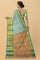 SEA BLUE and BLUE BROCADE SILK Saree with KANCHIPURAM