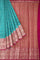 TEAL and PURPLE JAAL KATHAN SILK Saree with BANARASI FANCY