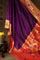 Paithani SIlk Wine Saree