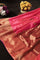 Banarasi Silk Swan Buttis Pink Saree