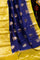 Banarasi Fancy Matka Silk Buttis Royal Blue Saree