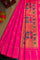 Gadwal Silk Rani Pink Saree