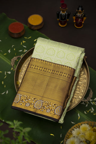 Kancheepuram Silk Light Green Saree