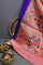 Paithani Silk Royal Blue Saree