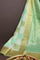 Mysore Crepe Green Saree