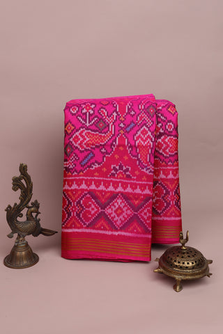 Patola Silk Pink Saree