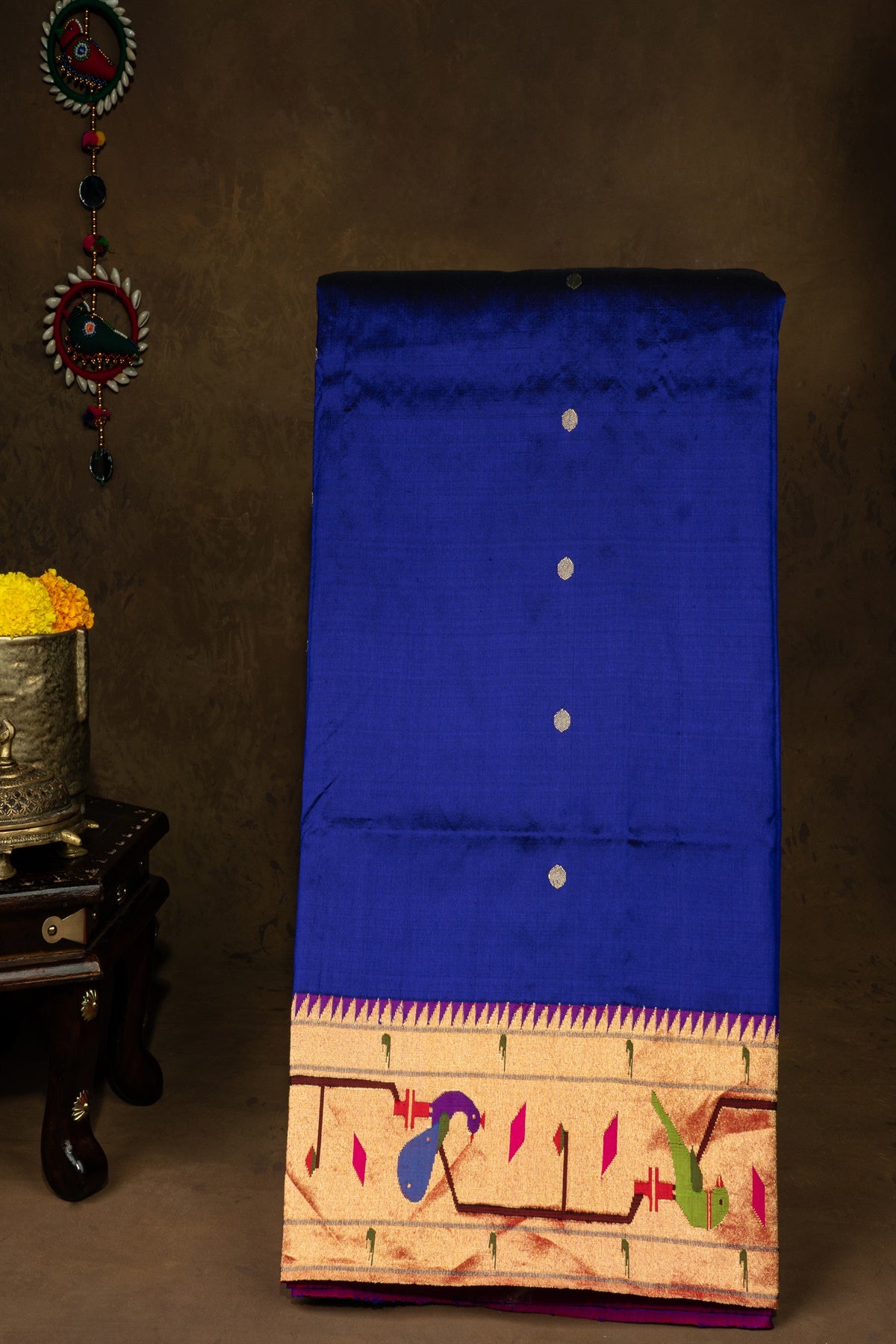 Paithani Silk Blue Saree