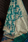 Banarasi Silk Peacock Blue Saree