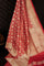 Banarasi Silk Red Saree