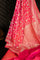 Banarasi Silk Pink And Orange Saree