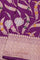 Banarasi Silk Purple Saree